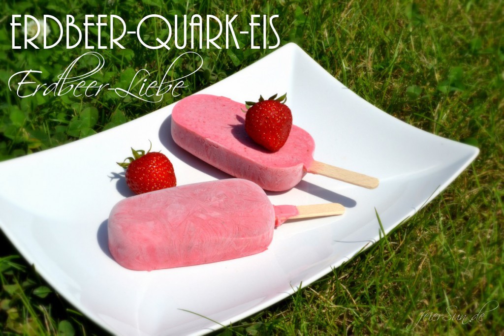Erdbeer-Quark-Eis Titel