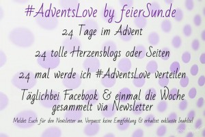 #AdventsLove by feierSun.de
