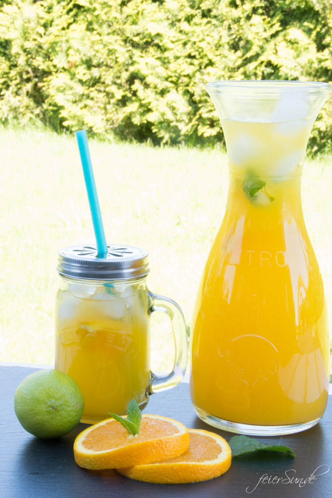 Erfrischende Orangen-Limonade selber machen geht ganz einfach. So schnell und lecker eine erfrischende Limonade einfach selber machen. Denn Limonade schmeckt und unser Rezept ist so einfach.
