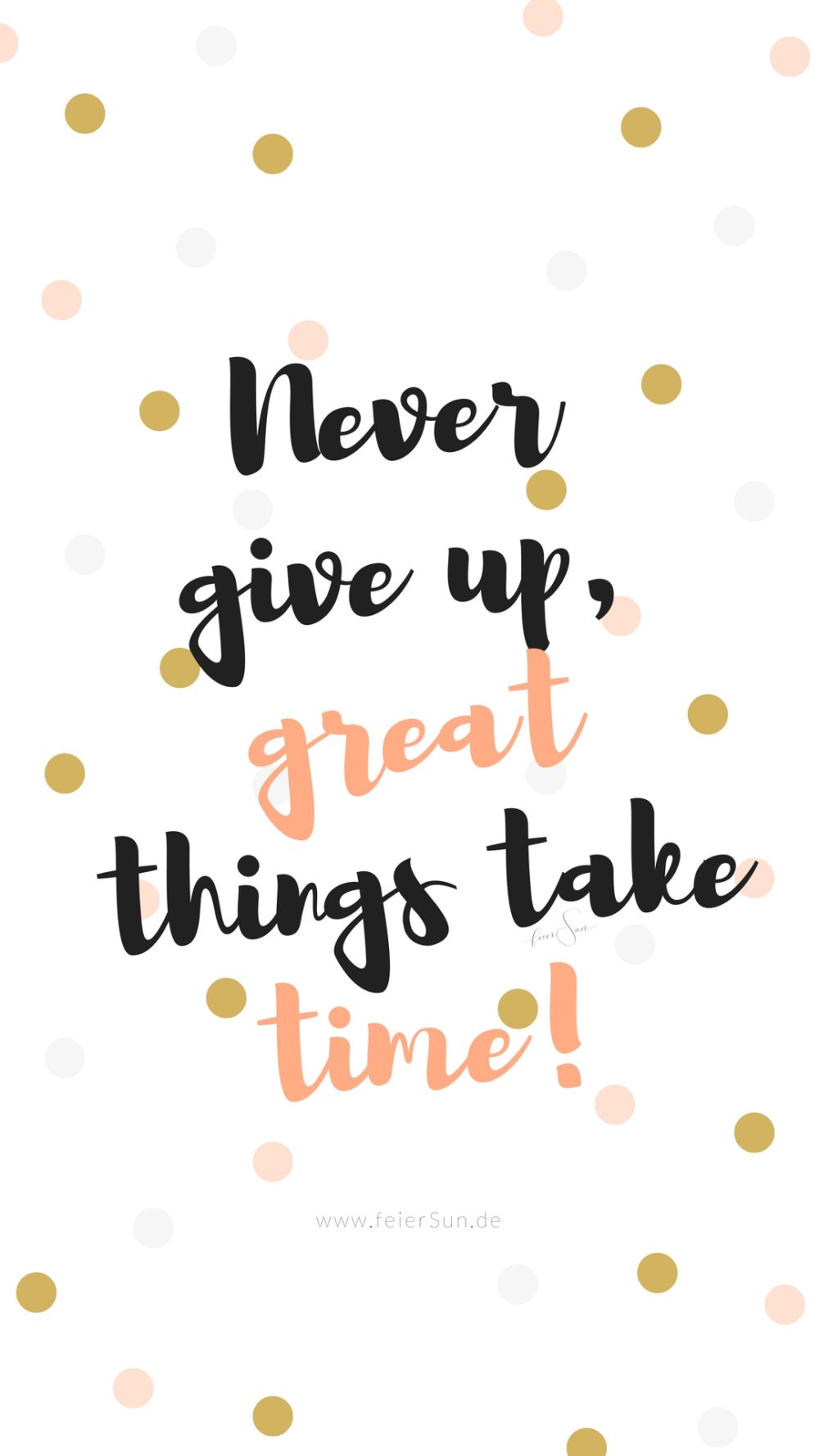 Wallpapaer | never give up