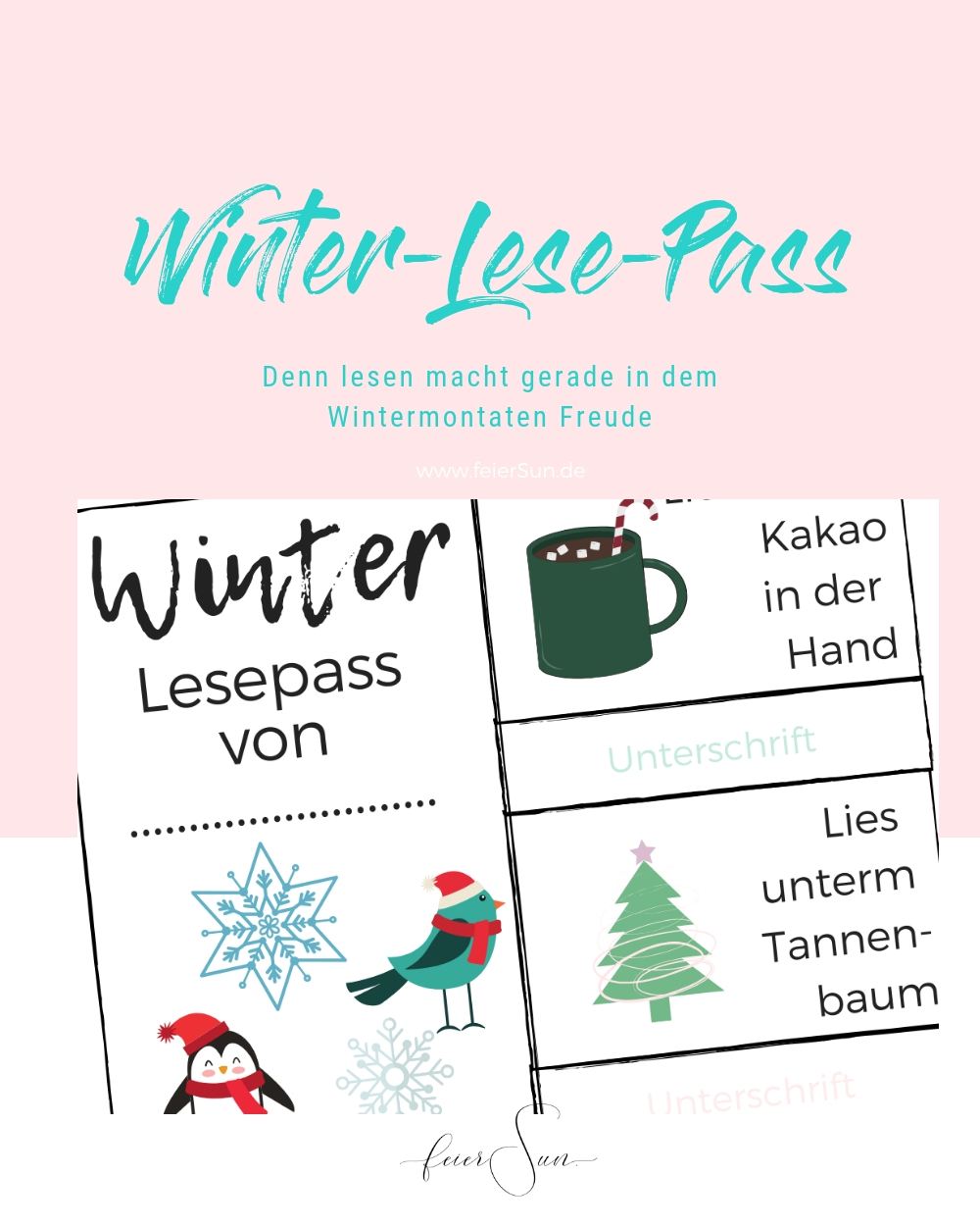 Winter-Lesepass | Lesepass für den Winter
