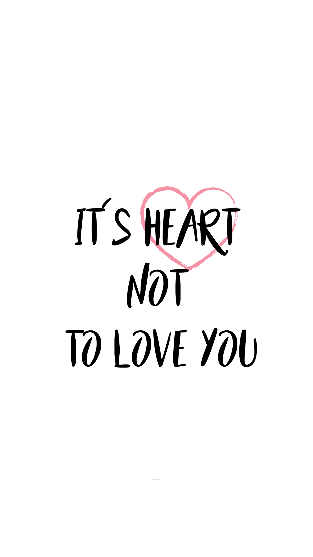 Wallpaper | Its HEART not to love You