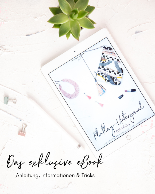 Fotografie Ebook Anleitung DiY | Ohne viel Aufwand deinen perfekten Untergrund für Fotos aller Art. Ob Flatlays, Food-Fotos, Produktfotografie oder um deine DiYs zu zeigen, ich zeige dir in dieser Anleitung wie einfach du deinen ganz individuellen Untergrund selber gestalten kannst.

Foodstyling, Fotountergrund, Fotostyling, Props & Requisiten. Backdrop | #feierSun #feierSunDiY #feierSunPhotography