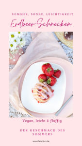 Leckere Schnecken aus fluffigen Hefeteig, mit einer Füllung aus frischen Erdbeeren. Getoppt mit einem leckeren Erdbeer-Guss. #feierSun #veganbacking #veganeHefeschnecken #feierSunFood